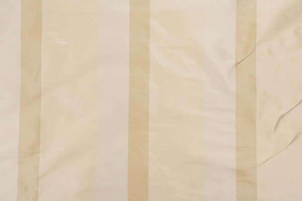 Scalamandre Sirneuse Stripe Silk Decorator Fabric in Cream/Gold