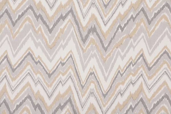 Fonthill Alexander Flame Printed Wool Drapery Fabric in Almond & Paloma