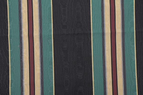 Scalamandre Montebello Moire Decorator Fabric in Black