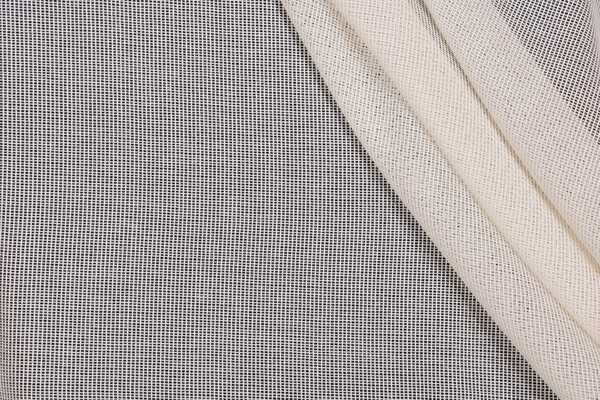 Scalamandre Trade Winds 120 inch Sheer Drapery Fabric in Vellum