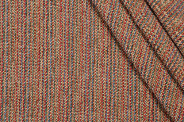 1 Yard Scalamandre Delmar Woven Chenille Upholstery Fabric in Rainbow