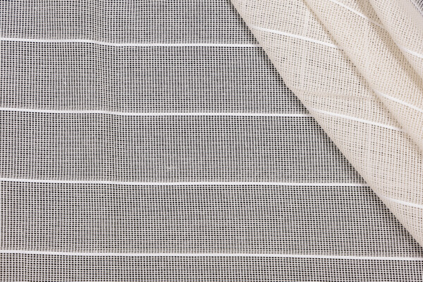 Scalamandre Ocean Vista Sheer Drapery Fabric in Vellum