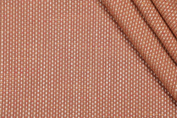 Scalamandre Powell Woven Upholstery Fabric in Papaya
