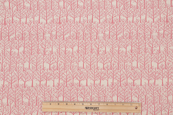 Grey Watkins On A Limb Woven Polyolefin Outdoor Fabric in Fuchsia