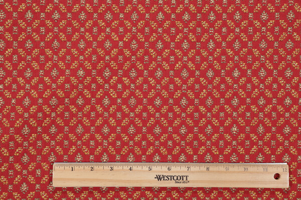 Scalamandre Tyler Woven Upholstery Fabric in Pimento