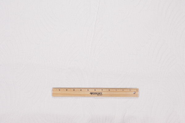 Scalamandre Matelasse Upholstery Fabric in White