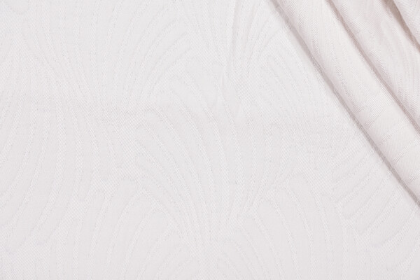 Scalamandre Matelasse Upholstery Fabric in White