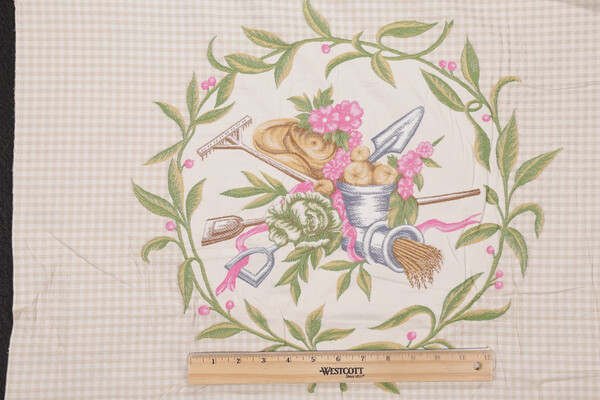 Old World Weavers Honfleur Seat & Back Embroidered Decorator Fabric in Chou