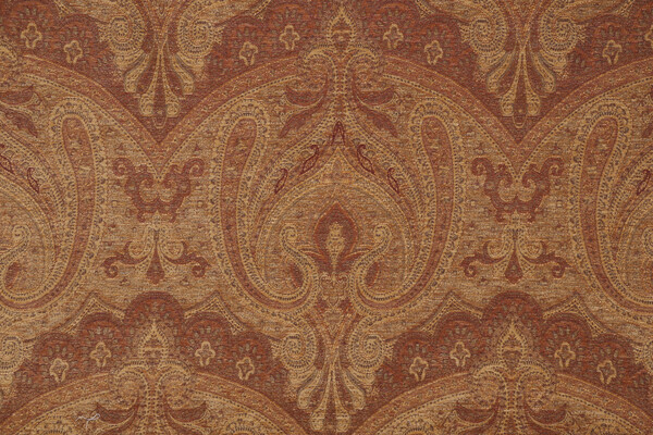 Old World Weavers Asha Chenille Tapestry Upholstery Fabric in Topaz