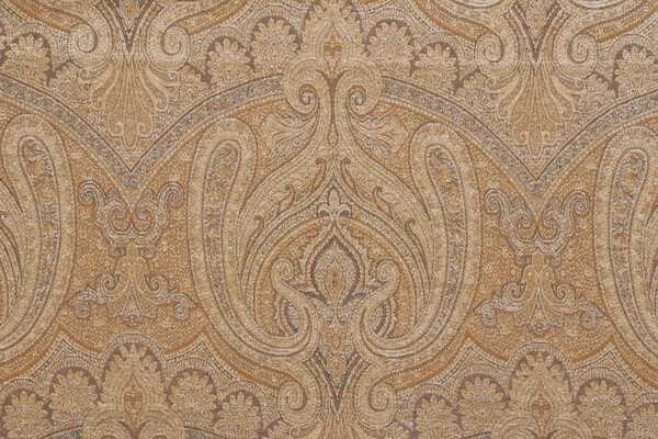 Old World Weavers Asha Chenille Tapestry Upholstery Fabric in Gold