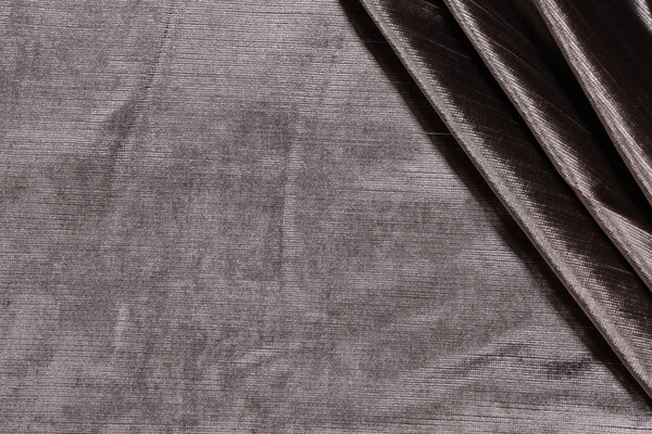 Solid Velvet Upholstery Fabric in Thunder