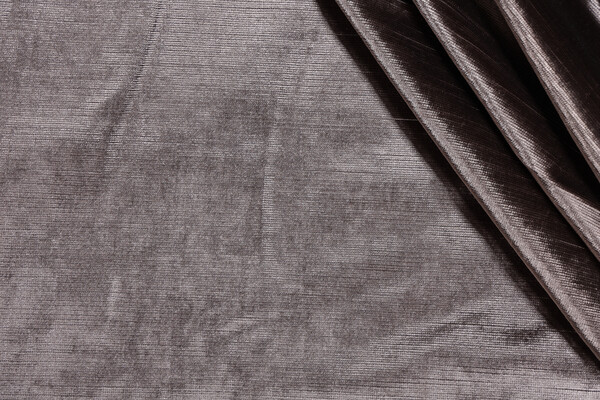 Solid Velvet Upholstery Fabric in Thunder