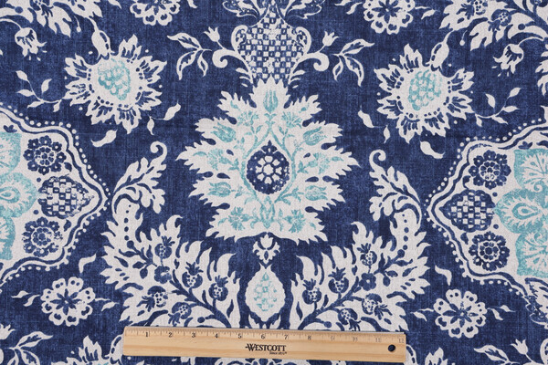 Click for .5 Yards Magnolia Home Belmont Printed Cotton Drapery Fabric in Harbor Magnolia Home Belmont Printed Cotton Drapery Fabric in Harbor
