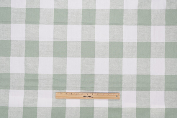 Premier Prints Anderson Printed Cotton Drapery Fabric in Sage