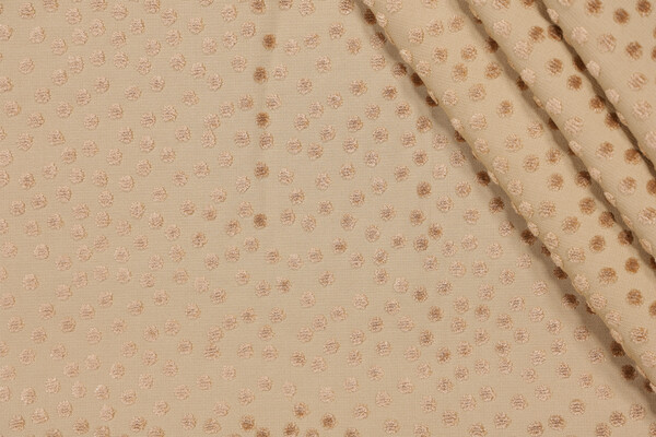 Fonthill Dotty Velvet Upholstery Fabric in Desert