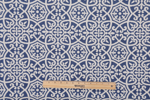Outdura Avalon Woven Solution Dyed Acrylic Outdoor Fabric in Sapphire