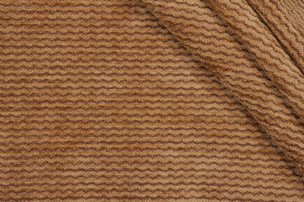 Scalamandre Yakamoz Woven Chenille Upholstery Fabric in Caramel