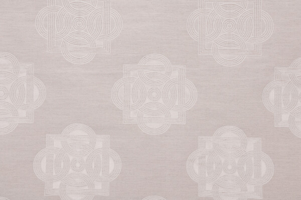 Scalamandre Lockette Silk Damask Decorator Fabric in Alabaster