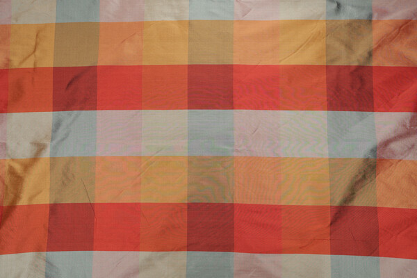 Scalamandre Smooth Plaid Silk Decorator Fabric in Fall