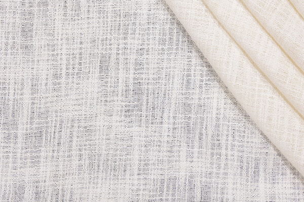 Click for 1.88 Yards Sheer Woven Drapery Fabric in Ivory Sheer Woven Drapery Fabric in Ivory
