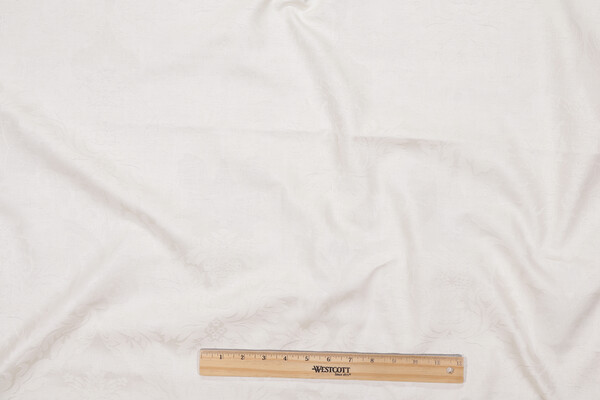 P Kaufmann Astoria Jacquard Drapery Fabric in Alabaster