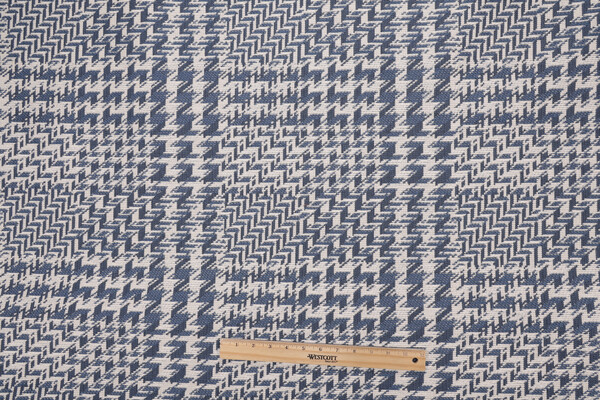 Yarling Woven Upholstery Fabric in Indigo