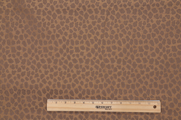 Civit Damask Decorator Fabric in Clay