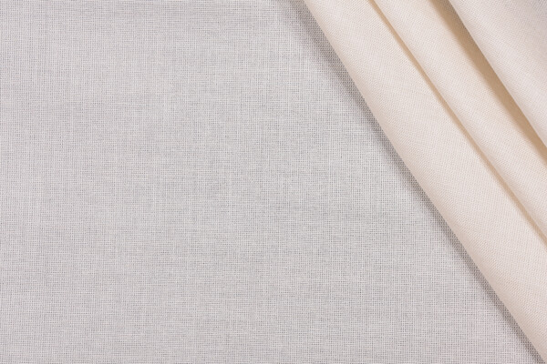 Sunbrella Mist Sheer Drapery Weight Solution Dyed Acrylic Outdoor Fabric in Parchment