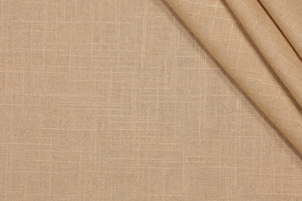 Mill Creek Old Country Linen Blend Drapery Fabric in Chamois