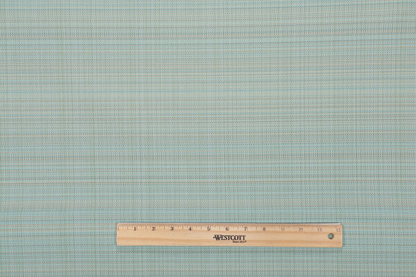 Bella Dura Grasscloth Woven Polyolefin Outdoor Fabric in Turquoise