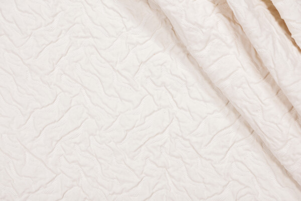 1 Yard Haley Matelasse Upholstery Fabric in Angora