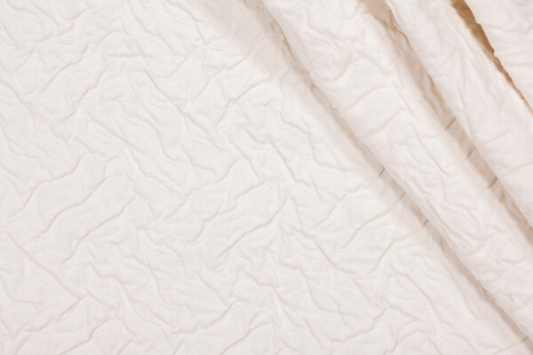 Haley Matelasse Upholstery Fabric in Angora