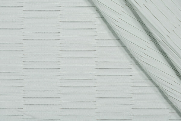 Bella Dura Lewitt Woven Polyolefin Outdoor Fabric in Aqua