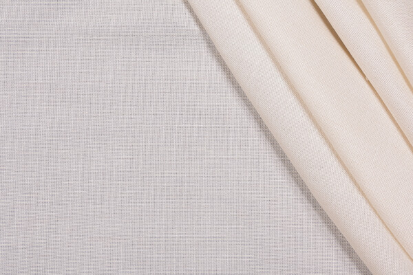 1 Yard Sunbrella Mist Sheer Drapery Weight Solution Dyed Acrylic Outdoor Fabric in Parchment
