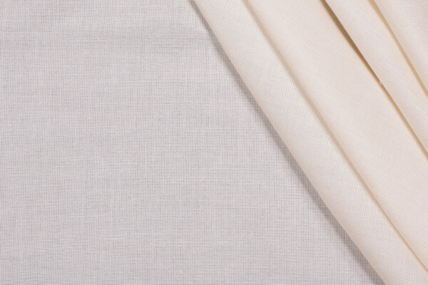 1 Yard Sunbrella Mist Sheer Drapery Weight Solution Dyed Acrylic Outdoor Fabric in Parchment