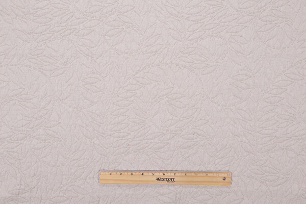 Swirl Matelasse Upholstery Fabric in Raw Silk