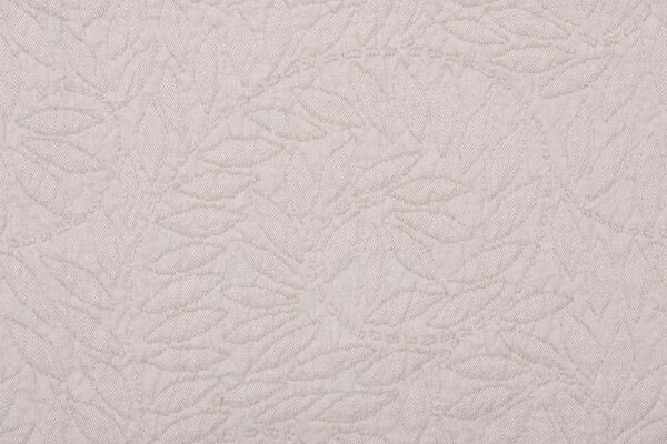 Swirl Matelasse Upholstery Fabric in Raw Silk