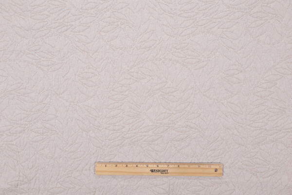 Swirl Matelasse Upholstery Fabric in Raw Silk