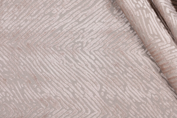 1 Yard Epic Velvet Upholstery Fabric in Sand