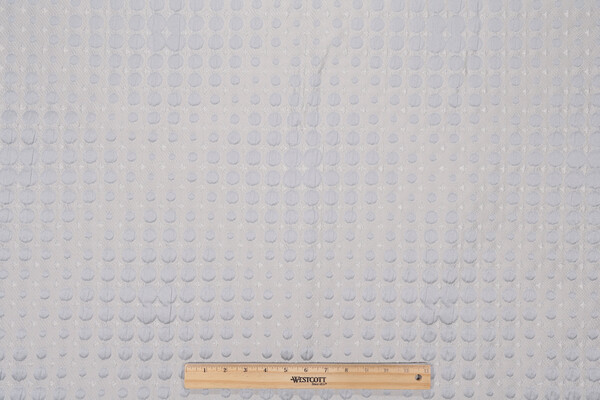 Verzy Matelasse Upholstery Fabric in Silver