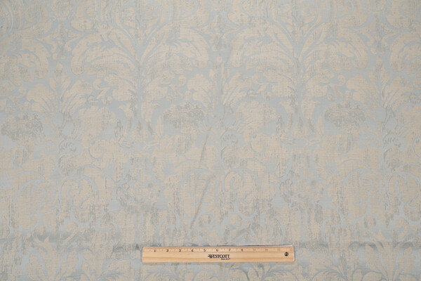 Walcott Damask Decorator Fabric in Aqua
