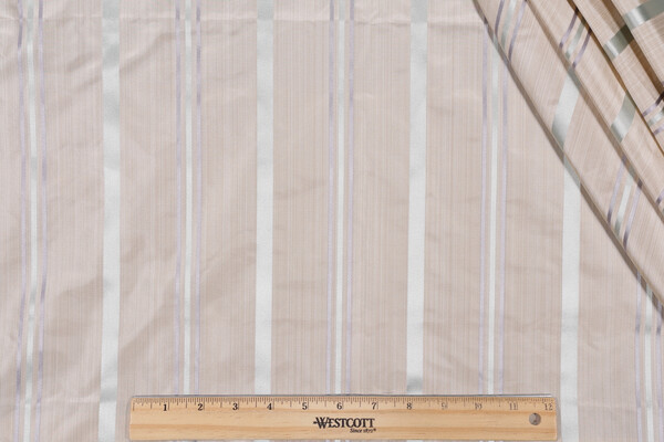 Candy Silk Decorator Fabric in Aqua/Lavender