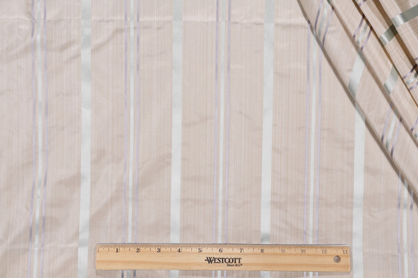 Candy Silk Decorator Fabric in Aqua/Lavender