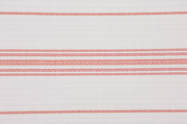 Bella Dura Ticking Woven Polyolefin Outdoor Fabric in Bittersweet