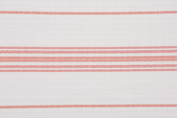 Bella Dura Ticking Woven Polyolefin Outdoor Fabric in Bittersweet