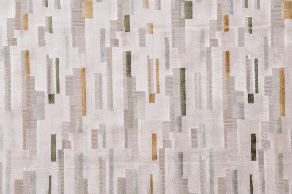 Sample of Hamilton Pierce Velvet Upholstery Fabric in Moss 