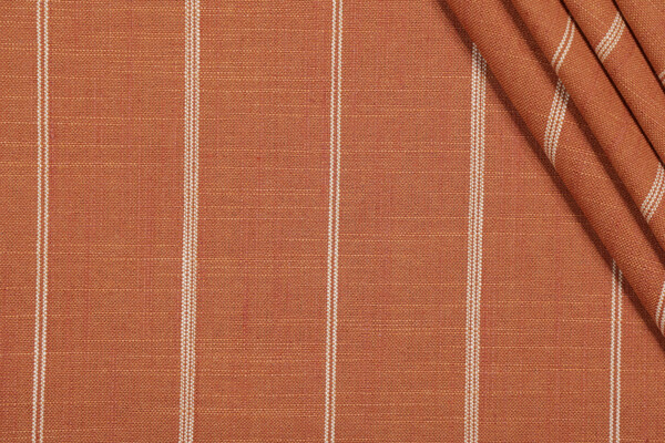 Richloom Leon Woven Upholstery Fabric in Pumpkin 