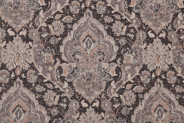 Mill Creek Servo Chenille Tapestry Upholstery Fabric in Coal 