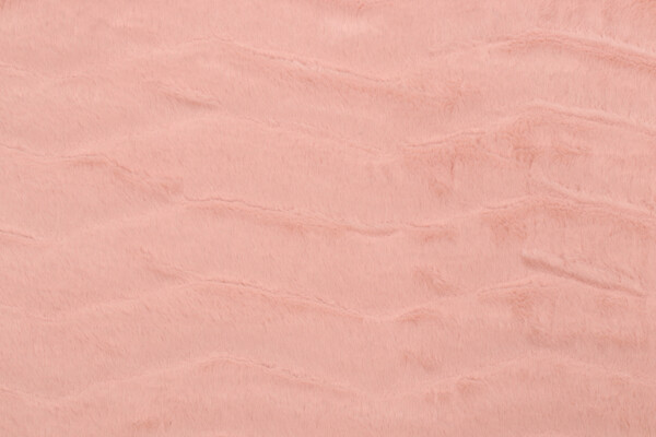 PK Lifestyles Lush Chevron Faux Fur Decorator Fabric in Blush