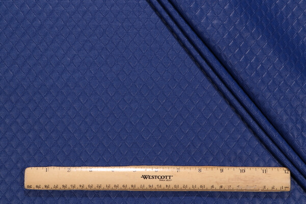 Richloom Veranda-Diamond Tech Woven Polyester Outdoor Fabric in Cobalt